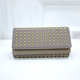 HC Female Wallet Rivets Teen Girl Women Wallets Phone Pocket Purse