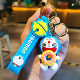 Doraemon Key Bag Couples Car Key Chain Pendant Bag Accessories Key Wallet Toy