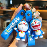Doraemon Key Bag Couples Car Key Chain Pendant Bag Accessories Key Wallet Toy