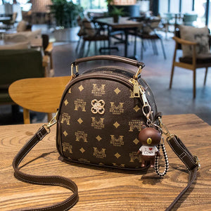 8 Inch PVC Backpack with Bee Decor, Teen School Bag