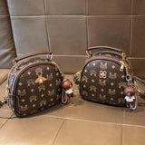 8 Inch PVC Backpack with Bee Decor, Teen School Bag