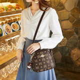 8 Inch PVC Backpack with Bee Decor, Teen School Bag