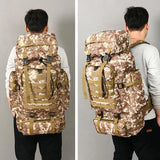 80L Outdoor Sports Travel Backpack Mountaineering Tote Bag