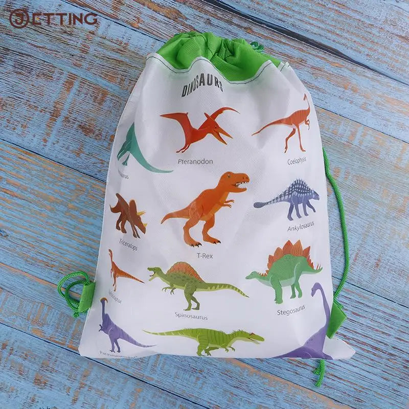 Cartoon Dinosaur Drawstring Bags Kids Drawstring Backpack