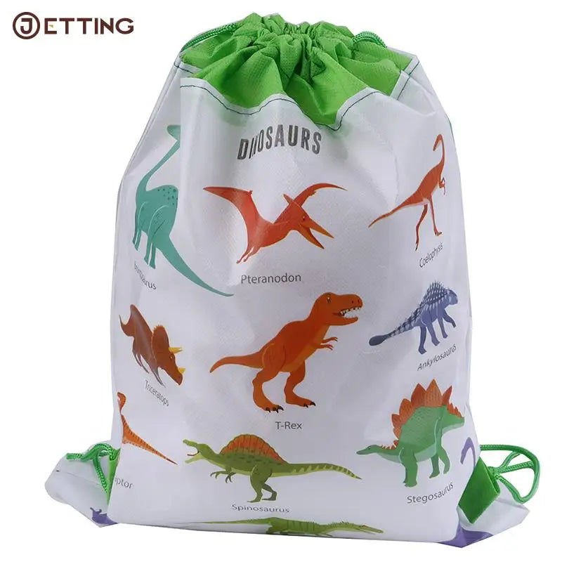 Cartoon Dinosaur Drawstring Bags Kids Drawstring Backpack