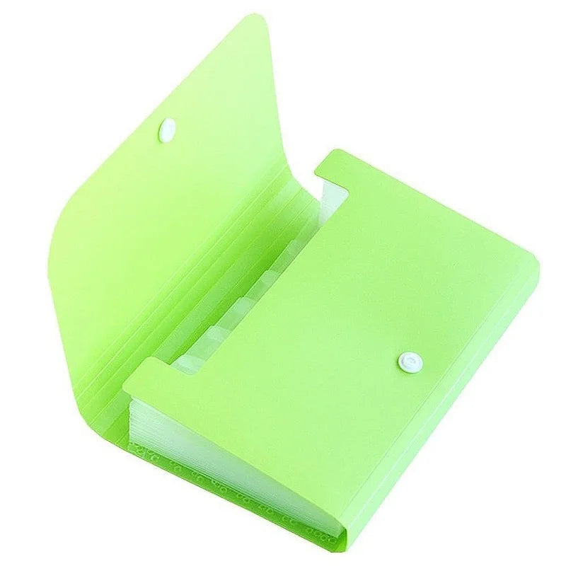 A4 Folder Double-button Organ Bag Student Office File Data Storage