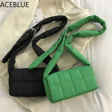 Aviation Cotton Crossbody Bags Women's Solid Shoulder Bag