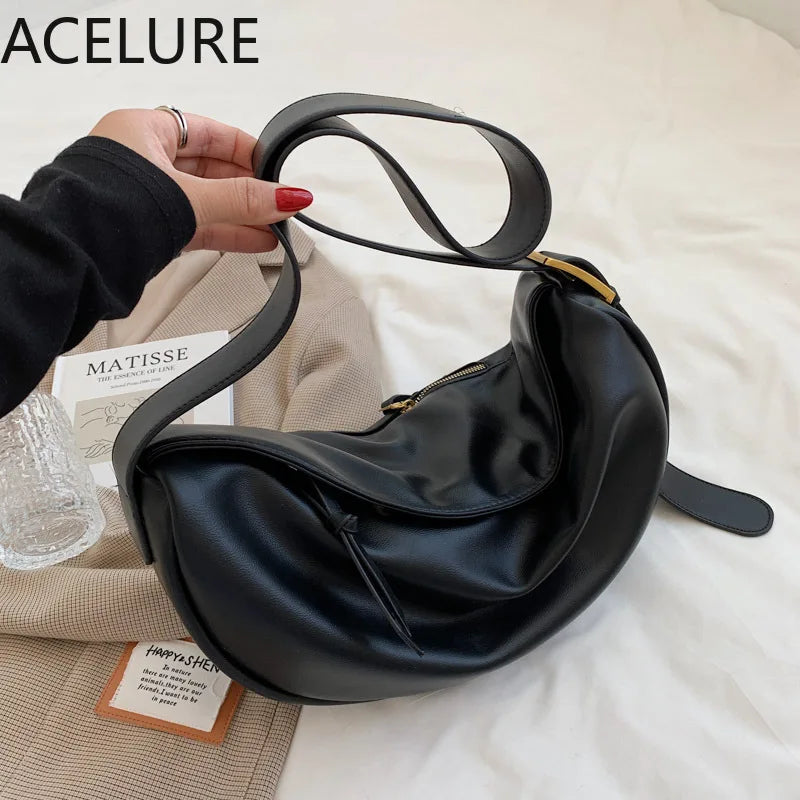 Casual Tote Bag Female Shoulder Messenger Bag Summer Style Dumpling Bag