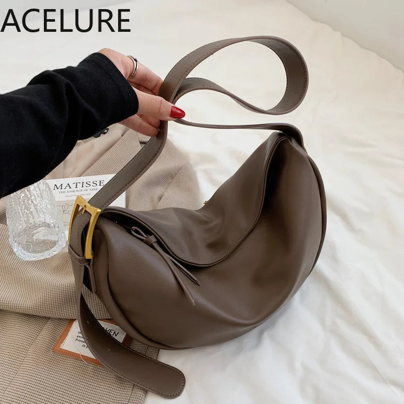Casual Tote Bag Female Shoulder Messenger Bag Summer Style Dumpling Bag