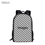 3D Dachshund Dog Printing Students Schoolbags Boys Girls Travel Rucksack