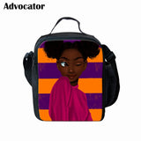 African Girl Print Schoolbag for Girls Kids Backpack Mochilas