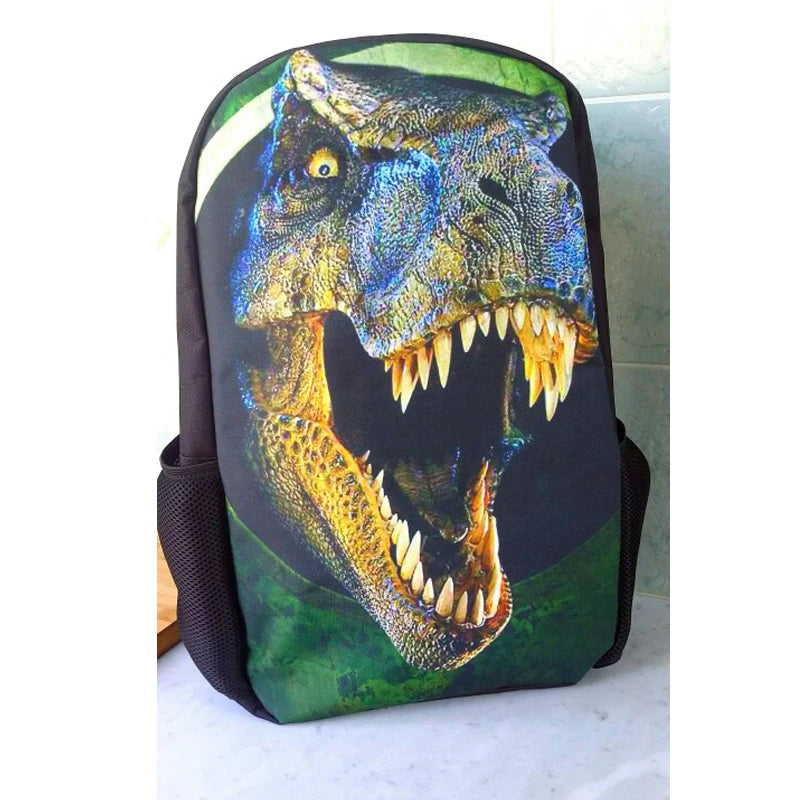 3D Animal Kids Backpack Cat Dog Print for Girls Boys Bagpack