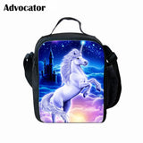 Cartoon Unicorn Pattern School Bags for Girls Kids Travel Backpack