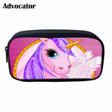 Cartoon Unicorn Pattern School Bags for Girls Kids Travel Backpack