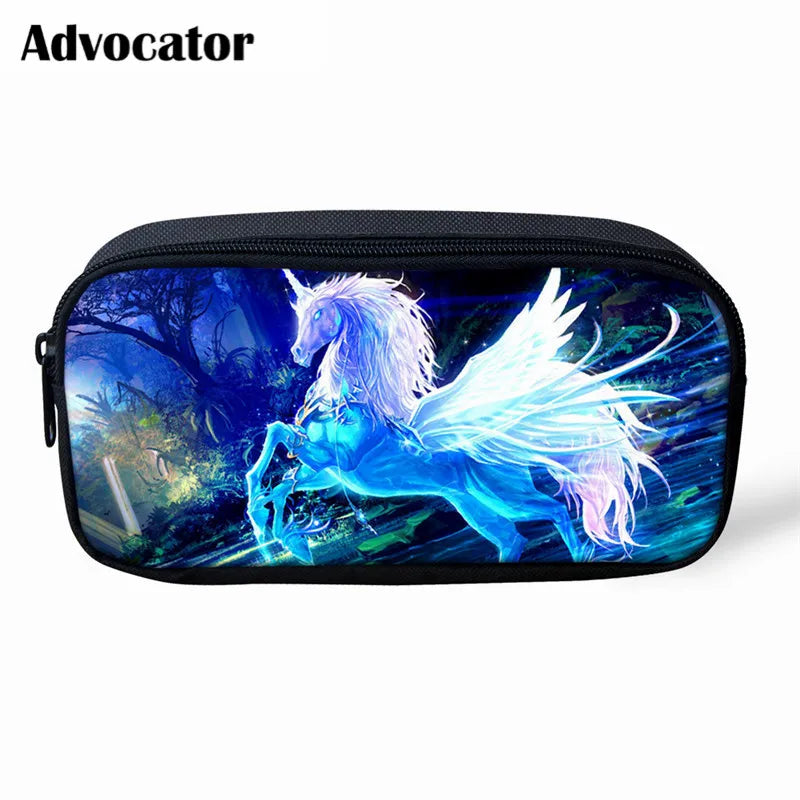 Cartoon Unicorn Pattern School Bags for Girls Kids Travel Backpack