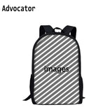 Library Book Cat Style Kids Backpack School Bags Satchel Girls Boys Bookbag