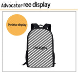 Library Book Cat Style Kids Backpack School Bags Satchel Girls Boys Bookbag