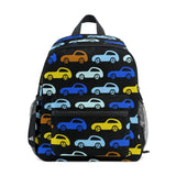 Girl's Car Cartoon Backpack for Ages 3-8