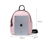 Cartoon Pig Women's Backpack Waterproof Bagpack For Teenager Girl