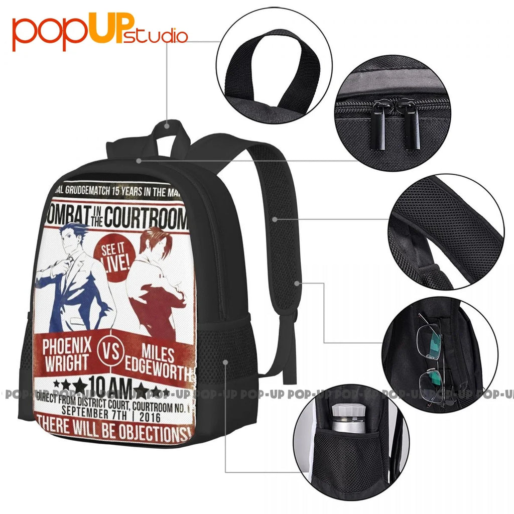 Ace Attorney Phoenix Wright Edgeworth Backpack 3D Printing