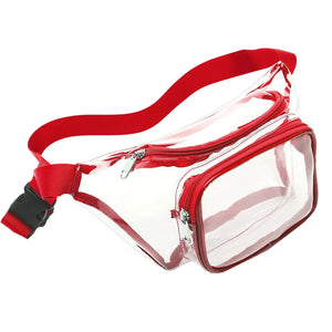 Adjustable Belt Waterproof Bag Transparent Waist Purse Bag Clear Pack Bag