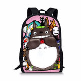 Totoro Backpacks Japanese Anime School Bags for Boys and Girls