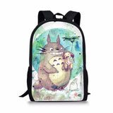 Totoro Backpacks Japanese Anime School Bags for Boys and Girls
