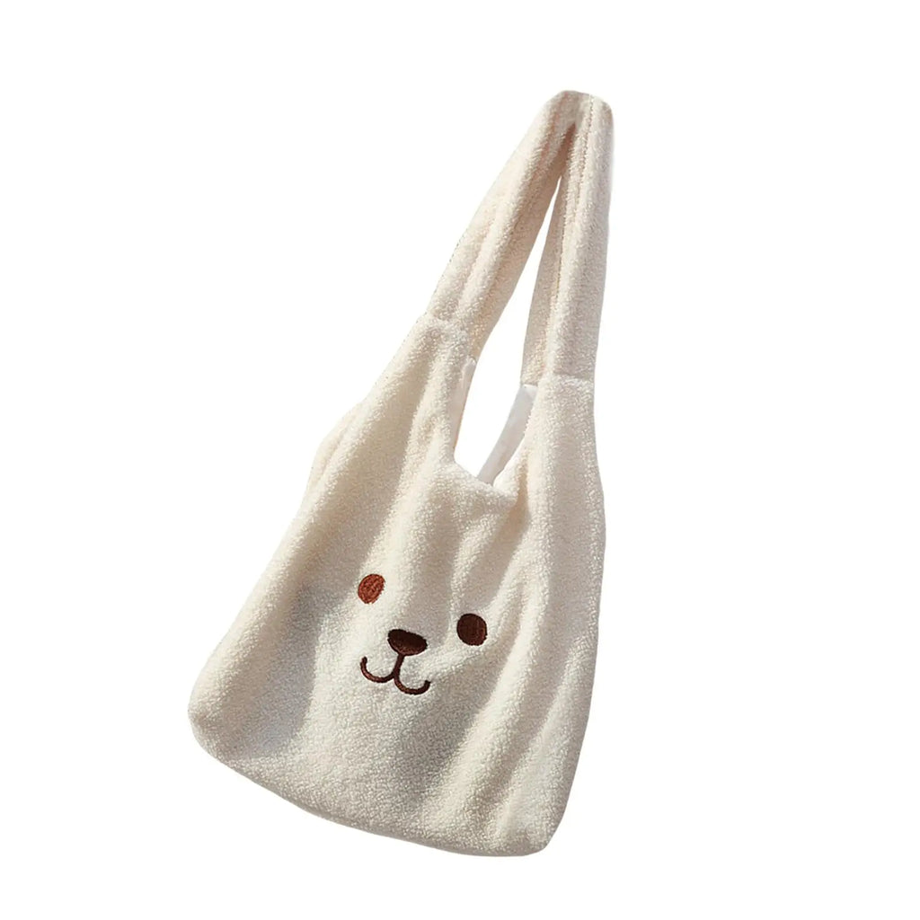 Cute Plush Handbag for Autumn Winter, Novelty Gift