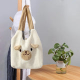 Cute Plush Handbag for Autumn Winter, Novelty Gift