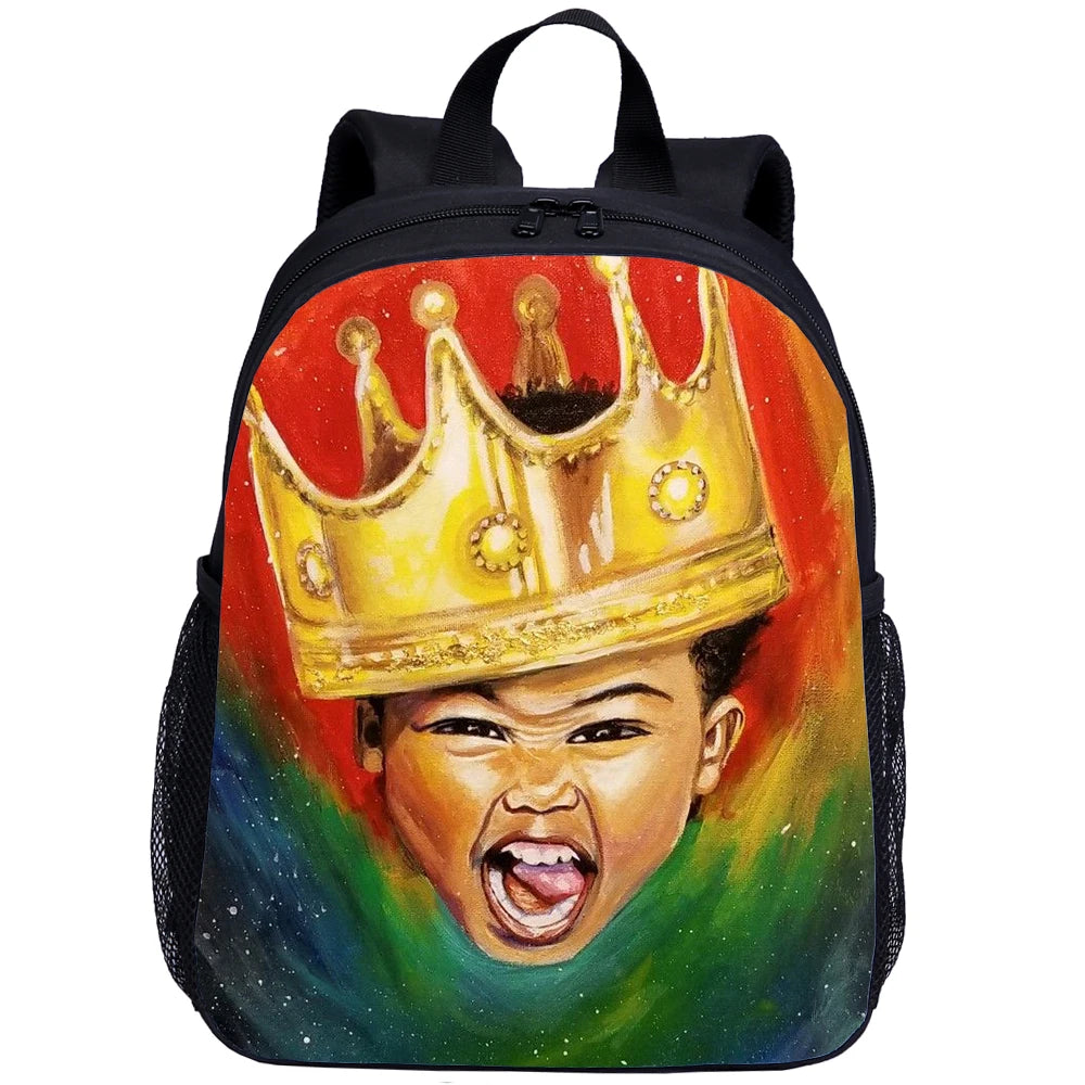 African American Boys Toddler Backpack for Kids