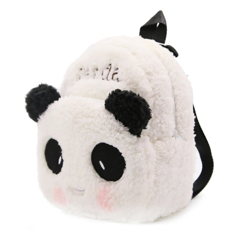 Cartoon Flush Panda MINI Backpacks Mochilas Baby Animal Small Plush