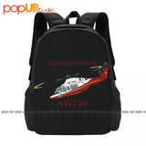 Agustawestland Aw139 Helicopter 01 Backpack Large Capacity