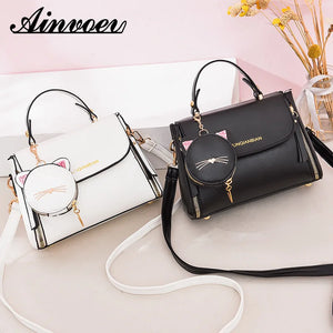 Set of 2 Women's Mini Wallets PU Leather Shoulder Bag