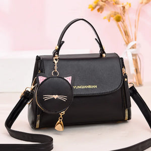 Set of 2 Women's Mini Wallets PU Leather Shoulder Bag
