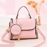 Set of 2 Women's Mini Wallets PU Leather Shoulder Bag