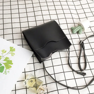 Casual Square Bag Bucket Bag Soft PU Leather Crossbody Bags For Women