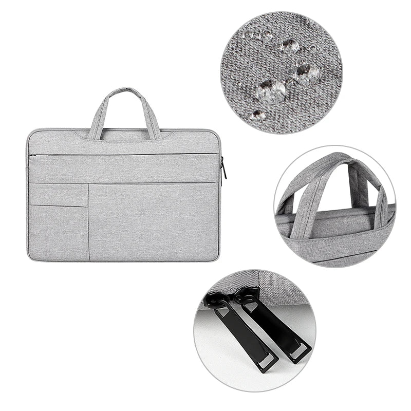 Air Laptop Bag with Pocket for iPad MacBook Pro Case Cover 15 inch Notebook Slee