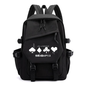 Alice In Borderland Backpacks Cartoon Poker Teenage Storage Bags