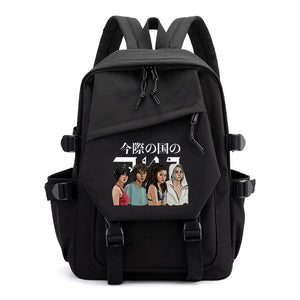 Alice In Borderland Backpacks Cartoon Poker Teenage Storage Bags