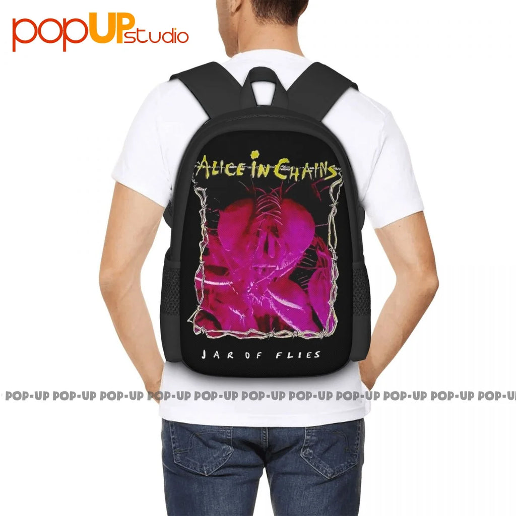 Alice In Chains Backpack Large Capacity School Beach Bag Storage Bag