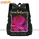 Alice In Chains Backpack Large Capacity School Beach Bag Storage Bag