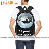 Panic Tumblr Graphic Backpack Large Capacity School Style Shopping Bag