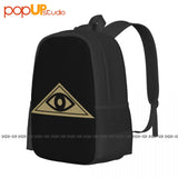All Seeing Eye Retro Bike Car Masonic Backpack Hot Shoe Bag