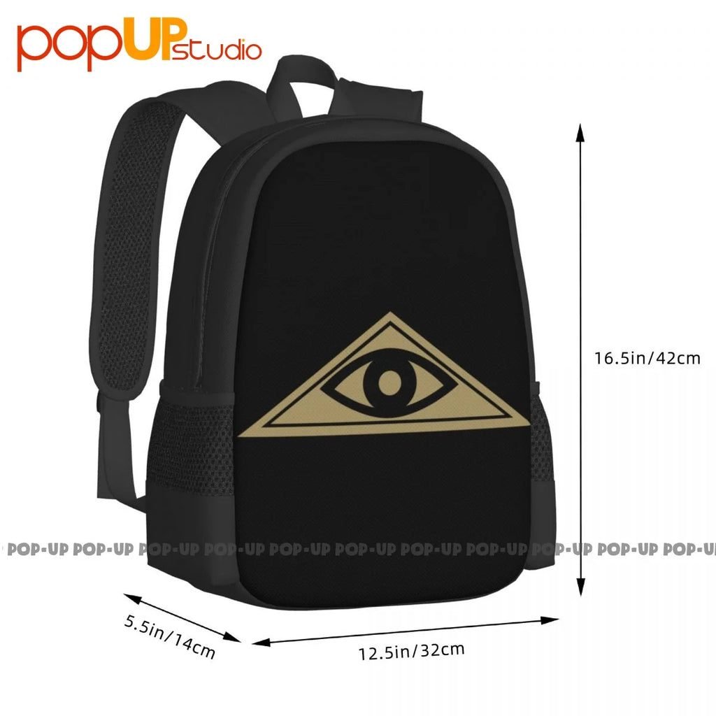 All Seeing Eye Retro Bike Car Masonic Backpack Hot Shoe Bag