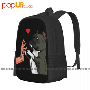 American Bully Love Dog Backpack Large Capacity Training 3D Printing