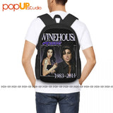 Amy Winehouse Backpack Large Capacity Print Style Shopping Bag