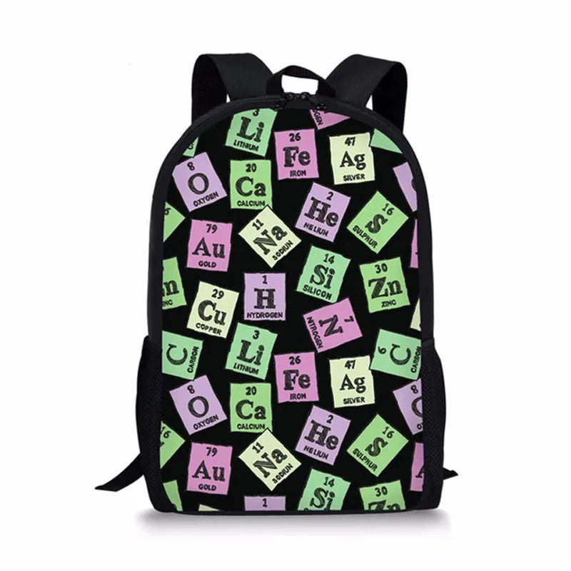 Anime 3D Print School Backpack for Boys Girls Teenager Kids Book Bag