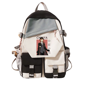 Bungou Stray Dogs Backpack Student School Bag Large Capacity Travel Knapsack