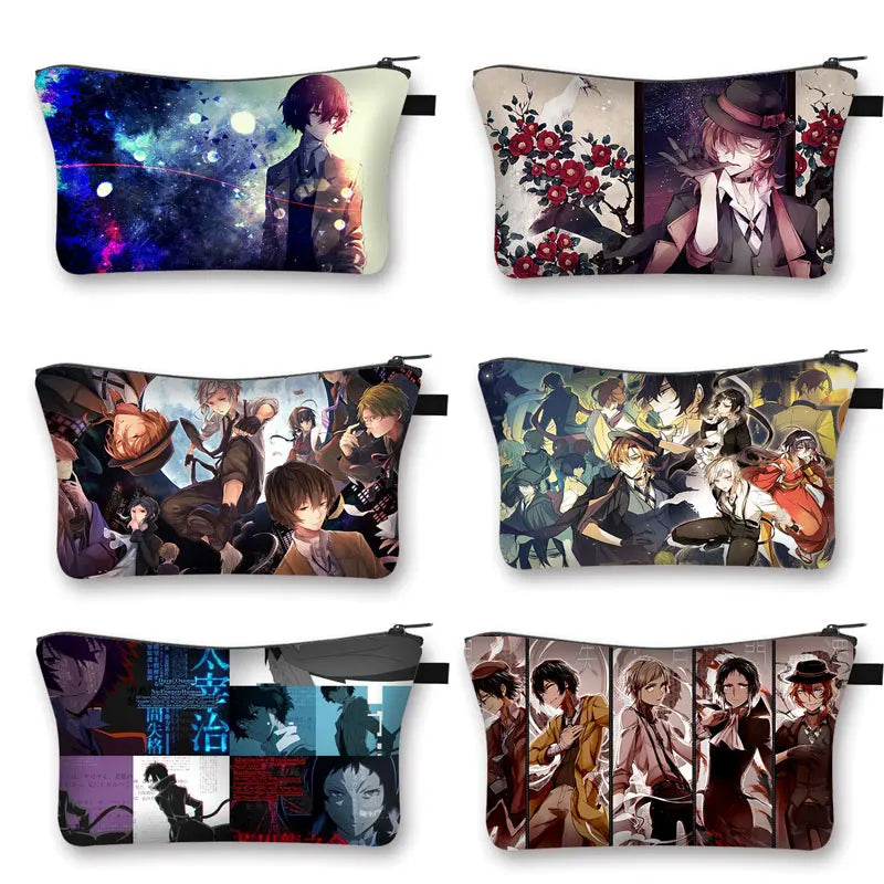 Bungou Stray Dogs Makeup Bag Osamu Chuya Cosmetics Case