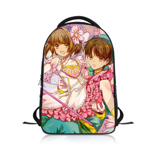 Cardcaptor Sakura Students Backpack School Bag Children Cartoon Knapsack